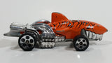 2008 Hot Wheels Street Beasts Sharkruiser Orange Die Cast Toy Car Shark Shaped Vehicle