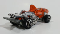 2008 Hot Wheels Street Beasts Sharkruiser Orange Die Cast Toy Car Shark Shaped Vehicle