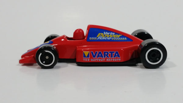 Unknown Brand Varta Batteries Power Race Red Die Cast Toy Race Car Vehicle