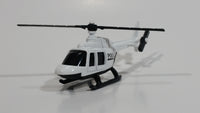 Maisto Police Cops White Helicopter Die Cast Toy Aircraft Vehicle