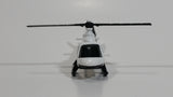 Maisto Police Cops White Helicopter Die Cast Toy Aircraft Vehicle