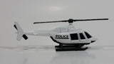 Maisto Police Cops White Helicopter Die Cast Toy Aircraft Vehicle