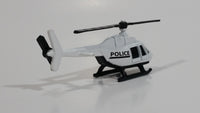 Maisto Police Cops White Helicopter Die Cast Toy Aircraft Vehicle