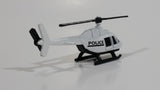 Maisto Police Cops White Helicopter Die Cast Toy Aircraft Vehicle