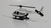 Maisto Police Cops White Helicopter Die Cast Toy Aircraft Vehicle