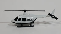 Maisto Police Cops White Helicopter Die Cast Toy Aircraft Vehicle