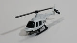 Maisto Police Cops White Helicopter Die Cast Toy Aircraft Vehicle