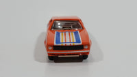 1999 Johnny Lightning NHRA Funny Car Legends Ford Mustang Lew Arrington Orange Die Cast Toy Car Vehicle with Lift Up Body