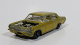 Vintage 1968 Lesney Matchbox Series Opel Diplomat No. 36 Pale Gold Die Cast Toy Car Vehicle