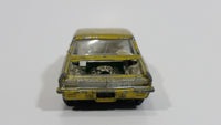 Vintage 1968 Lesney Matchbox Series Opel Diplomat No. 36 Pale Gold Die Cast Toy Car Vehicle