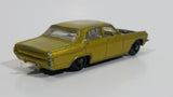 Vintage 1968 Lesney Matchbox Series Opel Diplomat No. 36 Pale Gold Die Cast Toy Car Vehicle