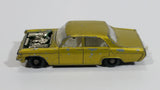 Vintage 1968 Lesney Matchbox Series Opel Diplomat No. 36 Pale Gold Die Cast Toy Car Vehicle