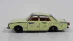 Vintage 1965 Lesney Matchbox Series Ford Corsair No. 45 Light Yellow Die Cast Toy Car Vehicle