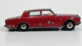 Vintage Lesney Products Matchbox Rolls Royce Silver Shadow Red No. 24 Die Cast Toy Car Vehicle with Opening Trunk