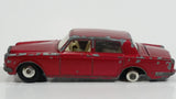 Vintage Lesney Products Matchbox Rolls Royce Silver Shadow Red No. 24 Die Cast Toy Car Vehicle with Opening Trunk