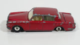 Vintage Lesney Products Matchbox Rolls Royce Silver Shadow Red No. 24 Die Cast Toy Car Vehicle with Opening Trunk