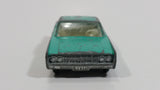 Vintage 1964 Lesney Matchbox Series Lincoln Continental No. 31 Green Die Cast Toy Car Vehicle with Opening Trunk