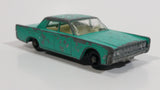 Vintage 1964 Lesney Matchbox Series Lincoln Continental No. 31 Green Die Cast Toy Car Vehicle with Opening Trunk