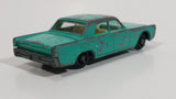 Vintage 1964 Lesney Matchbox Series Lincoln Continental No. 31 Green Die Cast Toy Car Vehicle with Opening Trunk