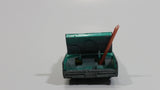 Vintage 1964 Lesney Matchbox Series Lincoln Continental No. 31 Green Die Cast Toy Car Vehicle with Opening Trunk