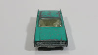 Vintage 1964 Lesney Matchbox Series Lincoln Continental No. 31 Green Die Cast Toy Car Vehicle with Opening Trunk