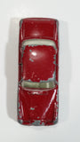 Vintage 1960s Lesney Matchbox Series No. 53 Mercedes-Benz 220 SE Dark Red Die Cast Toy Car Vehicle with Opening Doors