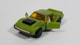 Vintage 1972 Lesney Matchbox Superfast AMX Javelin No. 9 Metallic Green Die Cast Toy Car Vehicle with Opening Doors