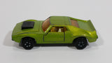 Vintage 1972 Lesney Matchbox Superfast AMX Javelin No. 9 Metallic Green Die Cast Toy Car Vehicle with Opening Doors