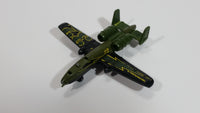 Matchbox Sky Busters A-10 Fairchild Thunderbolt Military Airplane #32 SB-94 Army Green Die Cast Toy Aircraft Vehicle