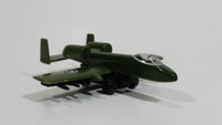 Unknown Brand Military Airplane 6005 Army Green Plastic and Die Cast Toy Aircraft Vehicle