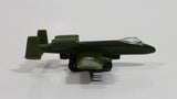 Unknown Brand Military Airplane 6005 Army Green Plastic and Die Cast Toy Aircraft Vehicle