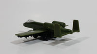 Unknown Brand Military Airplane 6005 Army Green Plastic and Die Cast Toy Aircraft Vehicle