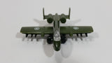 Unknown Brand Military Airplane 6005 Army Green Plastic and Die Cast Toy Aircraft Vehicle