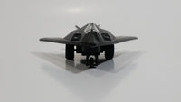 Fun Stuff USA Military Black Stealth Bomber Airplane Pull Back Friction Motorized and Light Up Die Cast Toy Aircraft Army Vehicle