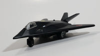 Fun Stuff USA Military Black Stealth Bomber Airplane Pull Back Friction Motorized and Light Up Die Cast Toy Aircraft Army Vehicle