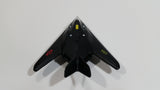 Fun Stuff USA Military Black Stealth Bomber Airplane Pull Back Friction Motorized and Light Up Die Cast Toy Aircraft Army Vehicle