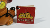 Vintage 1981 Enesco Jim Davis Garfield Baseball Player Holding Bat Ceramic Cat Cartoon Character Decorative Ornament 2 1/2" Tall with Tag