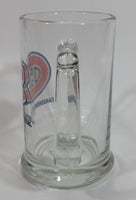 NHL Ice Hockey Montreal Canadiens Sports Team "Canadiens de Montreal" 5 1/2" Tall Glass Beer Mug Sports Collectible