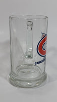 NHL Ice Hockey Montreal Canadiens Sports Team "Canadiens de Montreal" 5 1/2" Tall Glass Beer Mug Sports Collectible