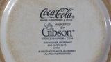2003 Gibson Coca-Cola Coke White with Black Checkered Retro Style Large 6 1/2" Ceramic Bowl