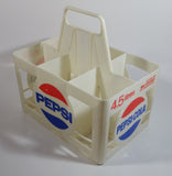 Vintage Pepsi-Cola 4.5L 6 x 750mL White Plastic Bottle Holder Carrying Case - Gray Beverages H.O. Vancouver, B.C.