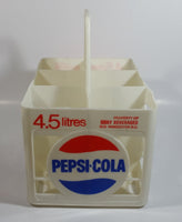 Vintage Pepsi-Cola 4.5L 6 x 750mL White Plastic Bottle Holder Carrying Case - Gray Beverages H.O. Vancouver, B.C.