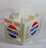 Vintage Pepsi-Cola 4.5L 6 x 750mL White Plastic Bottle Holder Carrying Case - Gray Beverages H.O. Vancouver, B.C.