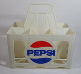 Vintage Pepsi-Cola 4.5L 6 x 750mL White Plastic Bottle Holder Carrying Case - Gray Beverages H.O. Vancouver, B.C.