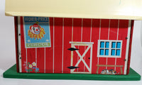 Vintage 1967 Fisher Price Toy Family Farm Moo Barn #915 Plastic Toy Barn - No longer Moos
