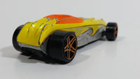 2007 Hot Wheels All Stars Shredded Yellow Die Cast Toy Race Car Vehicle