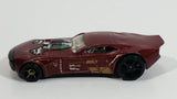 2007 Hot Wheels Nitro Door Slammer Aston Martin Burgundy Die Cast Toy Race Car Vehicle