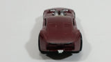 2007 Hot Wheels Nitro Door Slammer Aston Martin Burgundy Die Cast Toy Race Car Vehicle