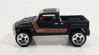 2005 Hot Wheels Hummer H3T Truck Flat Black Die Cast Toy Car Vehicle