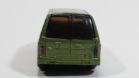 Rare MotorMax Sage Green Mini Van 6143-6 Die Cast Toy Car Vehicle